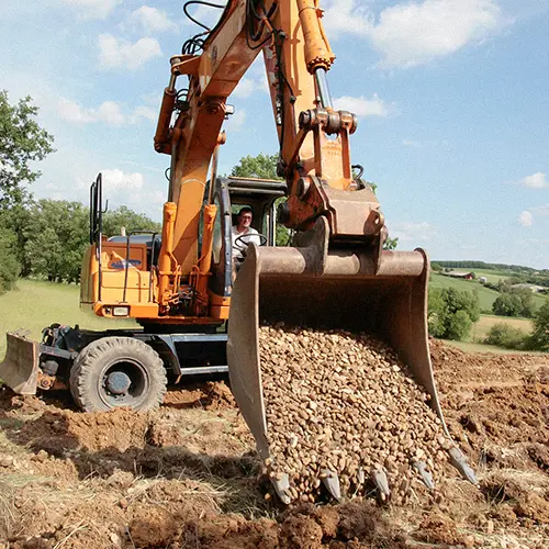 Machine de terrassement